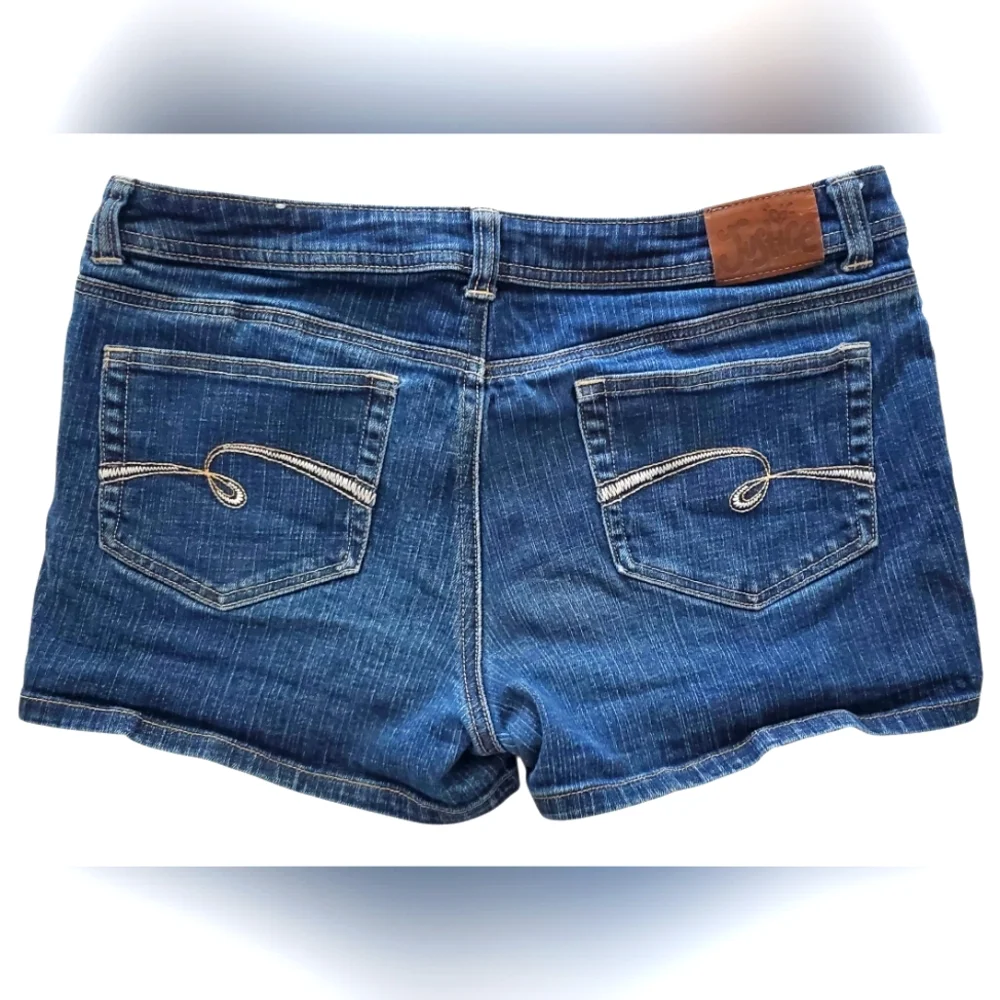 Justice Jean Denim Shorts‎ Simply Low Girls Size 16 1/2 Regular